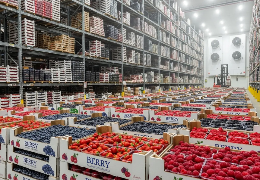 Berry cold storage
